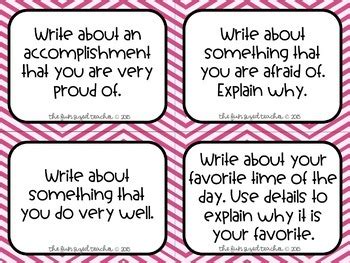 Writing Task Cards Set 2 By The Fun Sized Teacher TpT