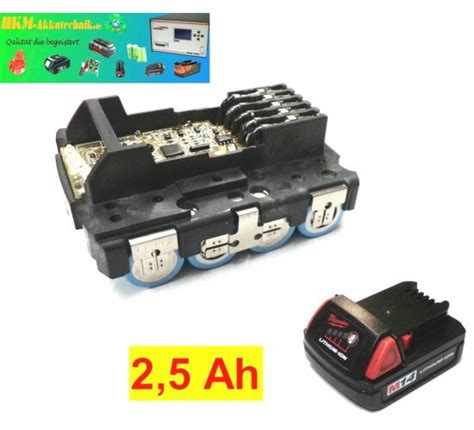 Tauschpack Mit Elektronik F R Original Milwaukee Akku V M Mi