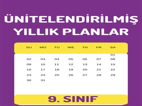 2023 2024 Türk Dili ve Edebiyatı Dersi 9 Sınıf Ünitelendirilmiş Yıllık