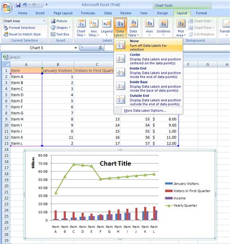 Excel Tutorial Changing Chart Labels Microsoft Training Lesson | Hot ...