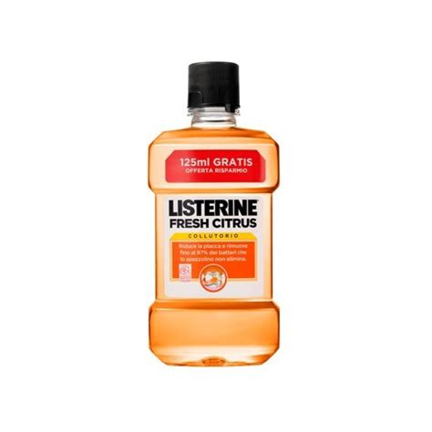 Listerine Fresh Citrus Antiseptic Mouthwash 250ml Shopee Malaysia