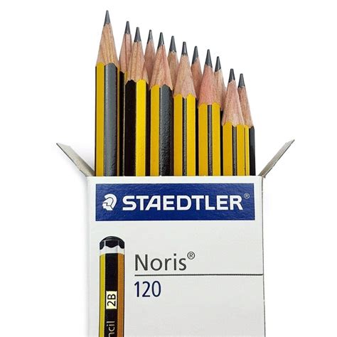 Hộp 12 Bút Chì Gỗ 2B Staedtler Noris 120 2B FAHASA