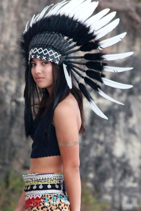 Indian Headdress Replica Short Length Native American Style