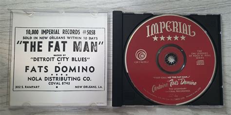 Antoine Fats Domino They Call Me Fat Man Legendary Imperial