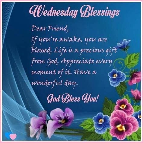 Wednesday Blessings For Friends Pictures Photos And Images For