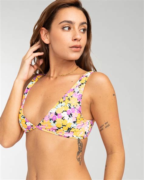 Billabong Bikinis Sol Searcher Ava Top De Bikini Deportivo Para