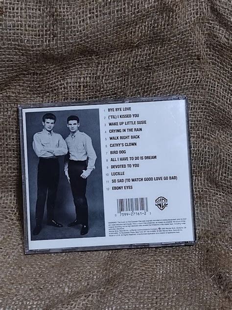 Very Best Of Everly Brothers By The Everly Brothers Cd