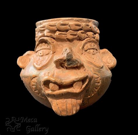 Sold At Auction Mayan Plumbate Jar Old Fire God 600 800 Ad