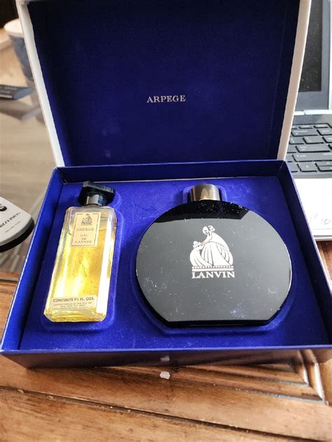 Arpege Lanvin Charles Of The Ritz 1 5oz Perfume Talc Gift Set Vintage