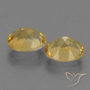 Pierres précieuses citrine jaune de 4 79 carats ovale Citrine en vrac