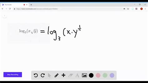 SOLVED:23-48 Expanding Logarithmic Expressions Use the Laws of ...