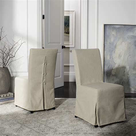 Safavieh Parsons Dining Slipcover Dining Chairs Set Of 2 On Sale Bed Bath And Beyond 5016637