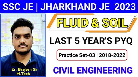 Jssc Je Civil Engineering Pyq Mixed Question Set Ssc Je