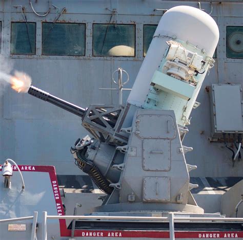 Mk 15 Phalanx Close In Weapon System Mod 31 Sea Ram Ciws