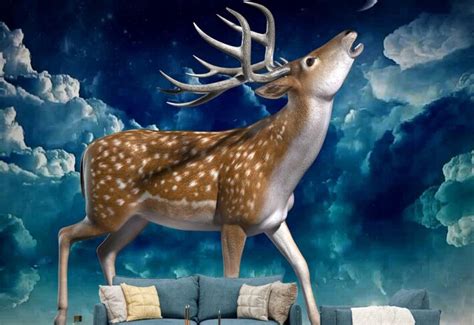 Buy Deer Wallpaper for Walls online in India - Magic Decor