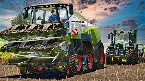 Mais H Ckseln Mit Landwirtinmv Auf Der Gemeinde Rade Claas Jaguar