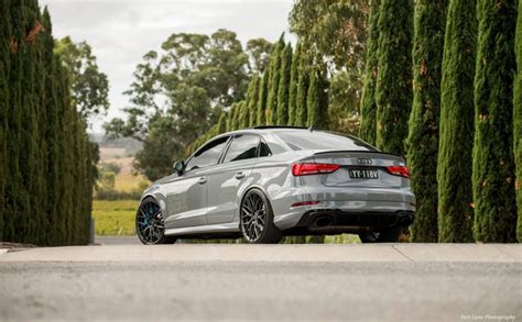 Audi Rs V Sedan Grey Vorsteiner Vff Wheel Wheel Front