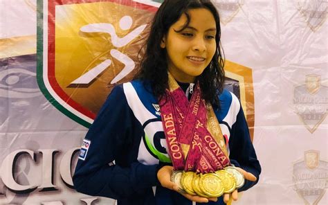 Ximena Andrea Pérez Multimedallista Salmantina En Juegos Conade El