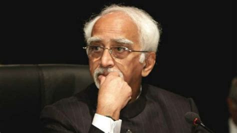 Hamid Ansari Has Missed The Woods For The Trees