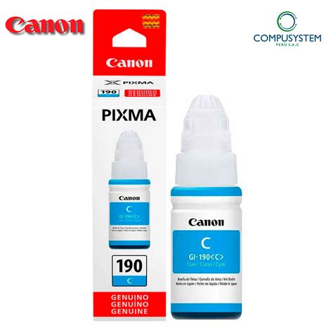 Botella De Tinta Canon Gi Cian Pixma G G G