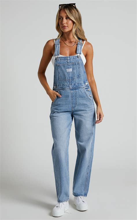 Levis Vintage Denim Overalls In What A Delight Showpo