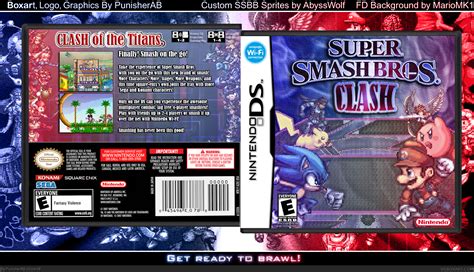 Super Smash Bros. Clash Nintendo DS Box Art Cover by PunisherAB