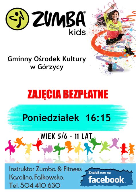 Zumba Kids Gminny Ośrodek Kultury w Górzycy