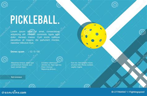 Simple Pickleball Logo With A Combination Of A Paddle Or Racket And