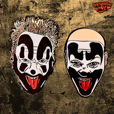 Insane Clown Posse Hat Pin Set Psychopathic Vault