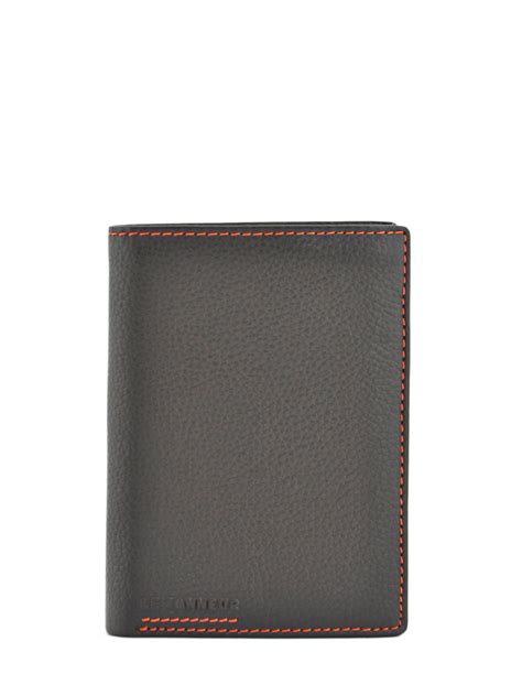 Portefeuille Homme Le Tanneur Trz Marron Orange En Vente Au