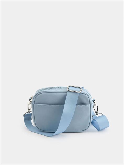 Torebka crossbody Kolor błękitny SINSAY 6079K 05X