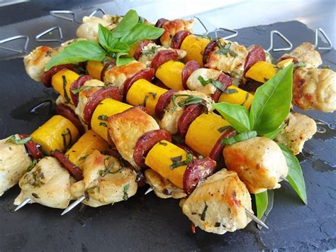 Recettes De Brochettes Et Chorizo