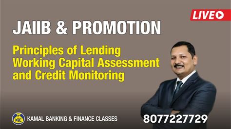 U 19 70JAIIB PPB Principales Of Lending Working Capital Assessment