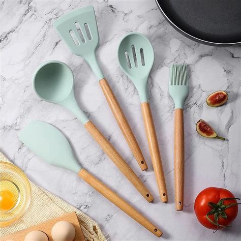 11 Piece Silicone Cooking Utensil Set The Cutlery Collection