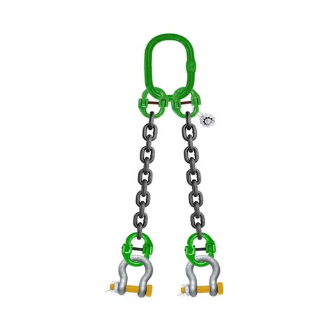 Two Leg Bridle Chain Sling With Bow Shaped Shackle Bolt Type