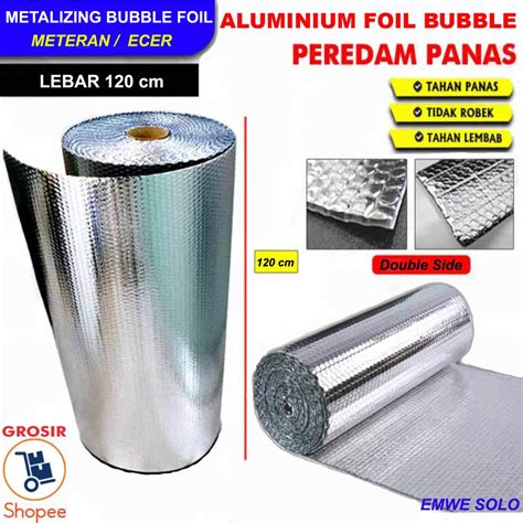 Jual EMWE SOLO 1 ROLL Alum Alumunium Aluminium Foil Bubble Peredam