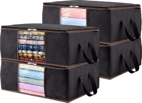 Rebrilliant Organisateur De Garde Robe Pliable Avec Bacs De Rangement