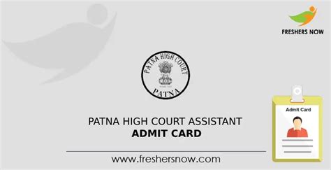 Patna High Court Assistant Admit Card 2023 Out Exam Date