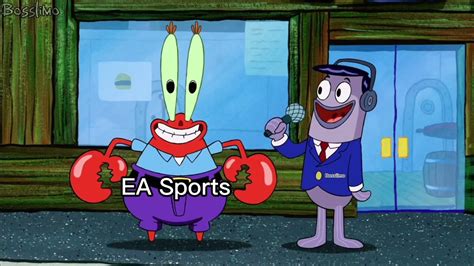 Mr Krabs Ea Sports Meme Youtube