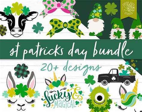 St Patricks Day SVG Bundle St Patricks Day Bundle Shamrock Svg