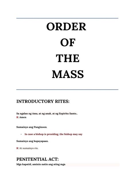 Tagalog Mass Guide Pdf