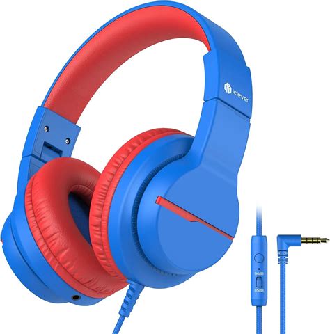 iClever HS19 Casque Audio Enfants Ecouteurs Stéréo HD avec Microphone