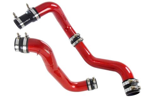 Hps Silverado Intercooler Hot And Cold Side Charge Pipes Red