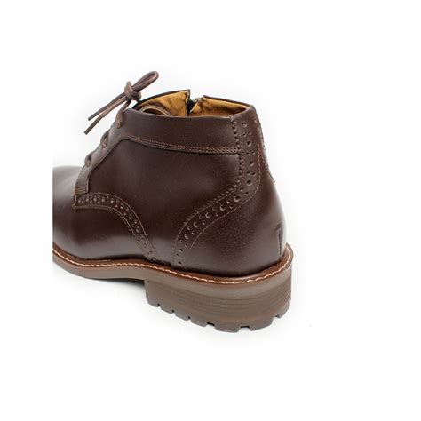 Brown Leather Chukka Boots