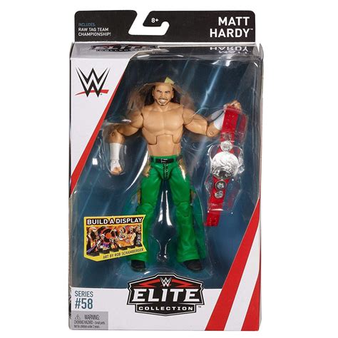 WWE Wrestling Elite Collection Series 58 Matt Hardy 7 Action Figure Raw ...