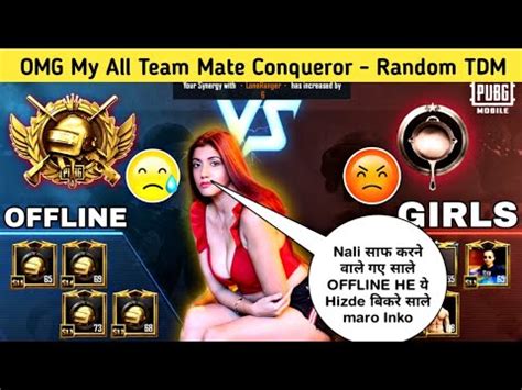 My All Team Mate Conqueror Random TDM Gameplay Samsung A3 A5 A6 A7