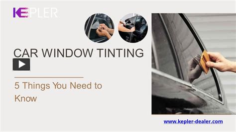 PPT Car Window Tinting 5 Things You Need To Know PowerPoint