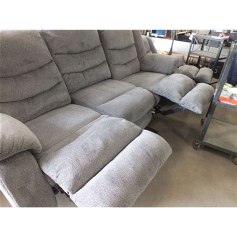 Grey Sofa w/ Recliners & Recliner Sofa Chair