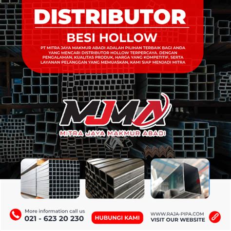 Distributor Besi Hollow Pt Mitra Jaya Makmur Abadi Distributor