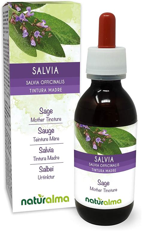 Sage Salvia Officinalis Leaves Alcohol Free Mother Tincture Naturalma